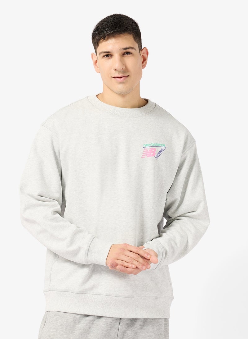 New Balance Neon Crew Sweatshirt - Image 1