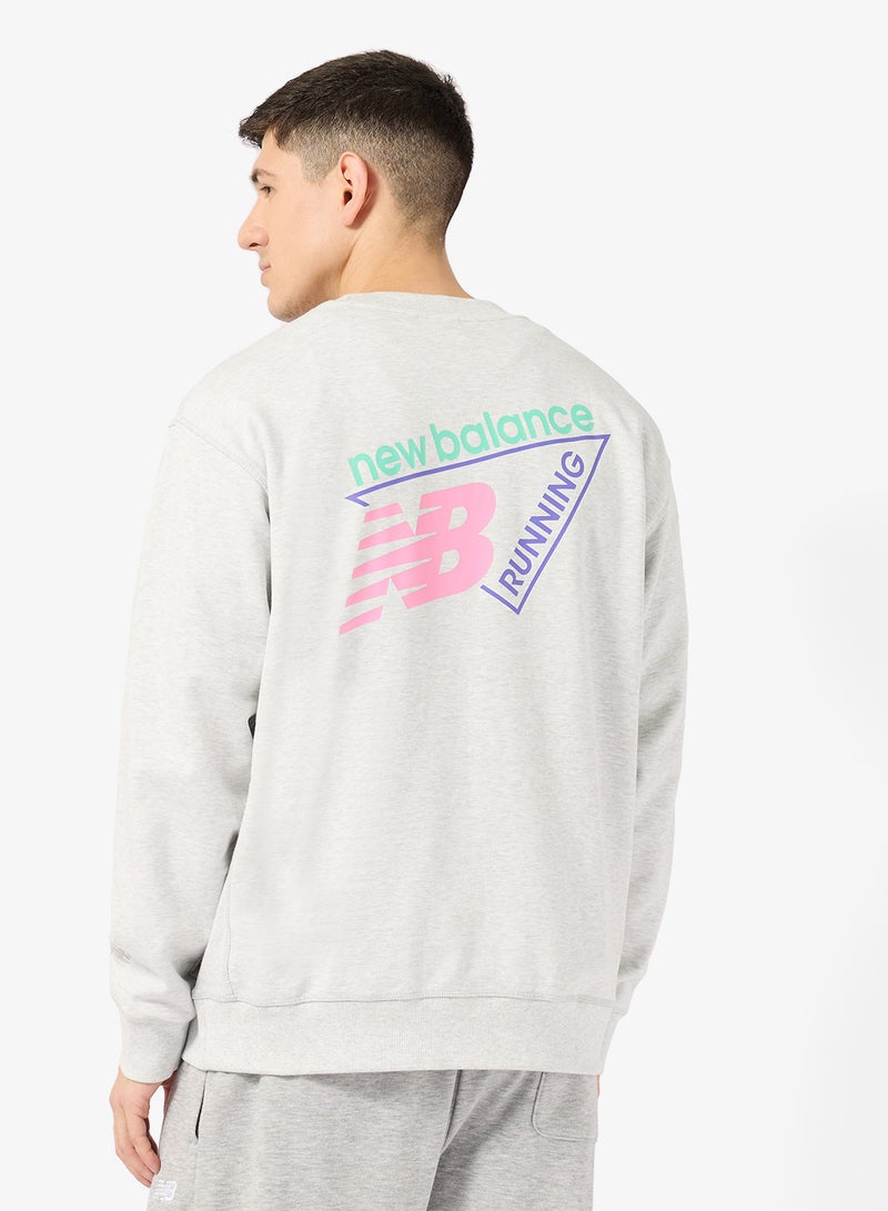 New Balance Neon Crew Sweatshirt - Image 2