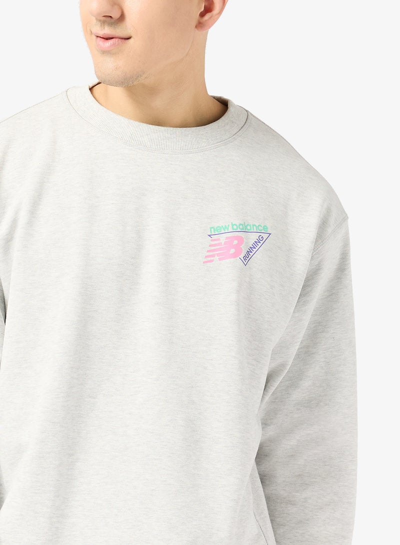 New Balance Neon Crew Sweatshirt - Image 3