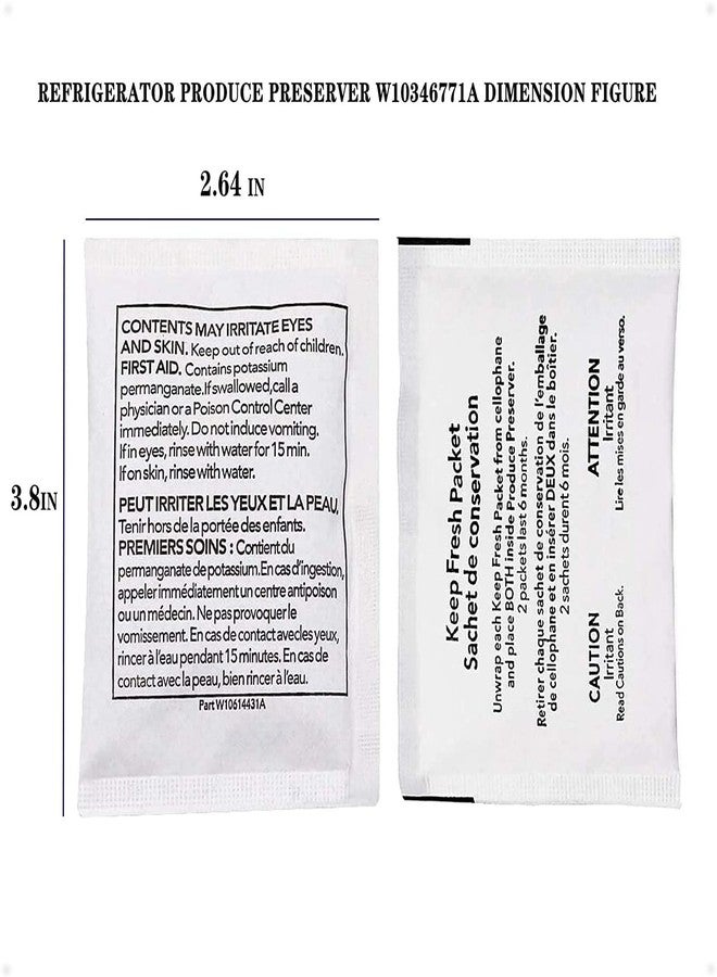 prime&swift Refrigerator Produce Preserver W10346771A(12 Packets-6 Pack Included),Replacement for 2117689,AH3503014 - Image 4