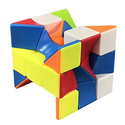 Yunteng Cube Twist 3x3 Stickerelss Speed Cube Vivid Color Magic Puzzle Toys Puzzle Boxes(Twist 3rd Order) - Image 5