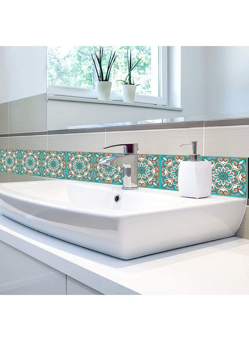 Paper Plane Design PAPER PLANE DESIGN Tile Sticker Wallpaper for Furniture Stairs Fridge Wall Decor Size 6 inch x 6 inch x 36 pcs (K)  - Image 5
