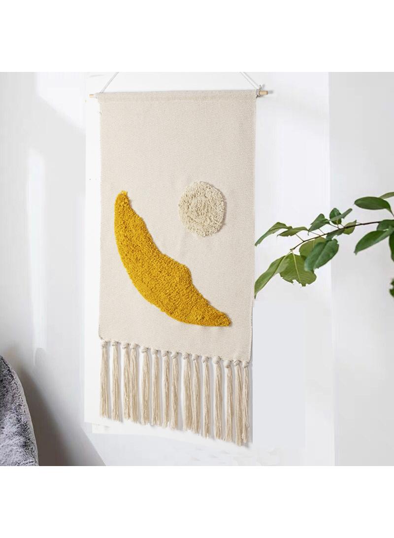 Bluejw Bohemian Wall Hanging Tapestry With Tassel Wall Decoration Of Living Room And Bedroom - Image 1