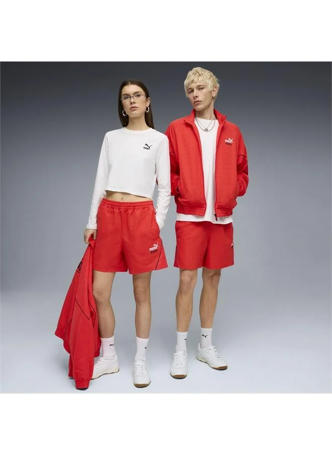 Puma For All Time Red FUTURE.PUMA.ARCHIVE KING Relaxed Shorts Unisex for Men | Best Price UAE