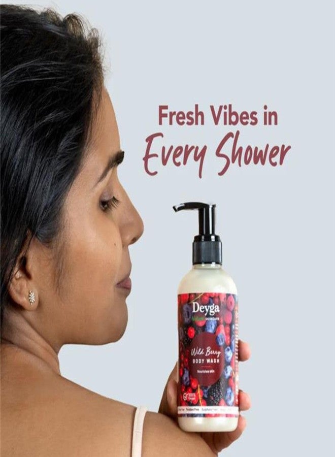 Deyga Wild Berry Body Wash 220ml – Hydrating Body Cleanser for Dry & Dull Skin, Helps Reduce Dark Spots, Gentle & Refreshing Formula Suitable for All Skin Types - Image 4