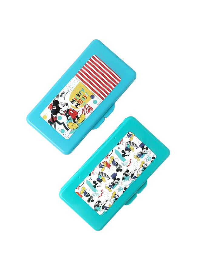 Disney Pack of 2 Plastic Tissue Case Diaper Duty Organizer - Image 1