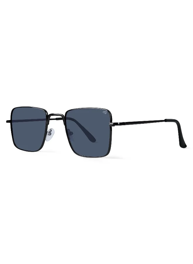 Woggles UV- Protected Black Square Sunglasses
