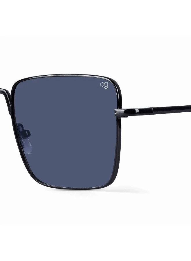 Woggles Bellatrix Black Square Sunglasses