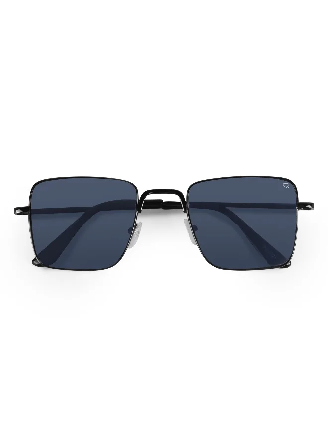 Woggles UV- Protected Black Square Sunglasses
