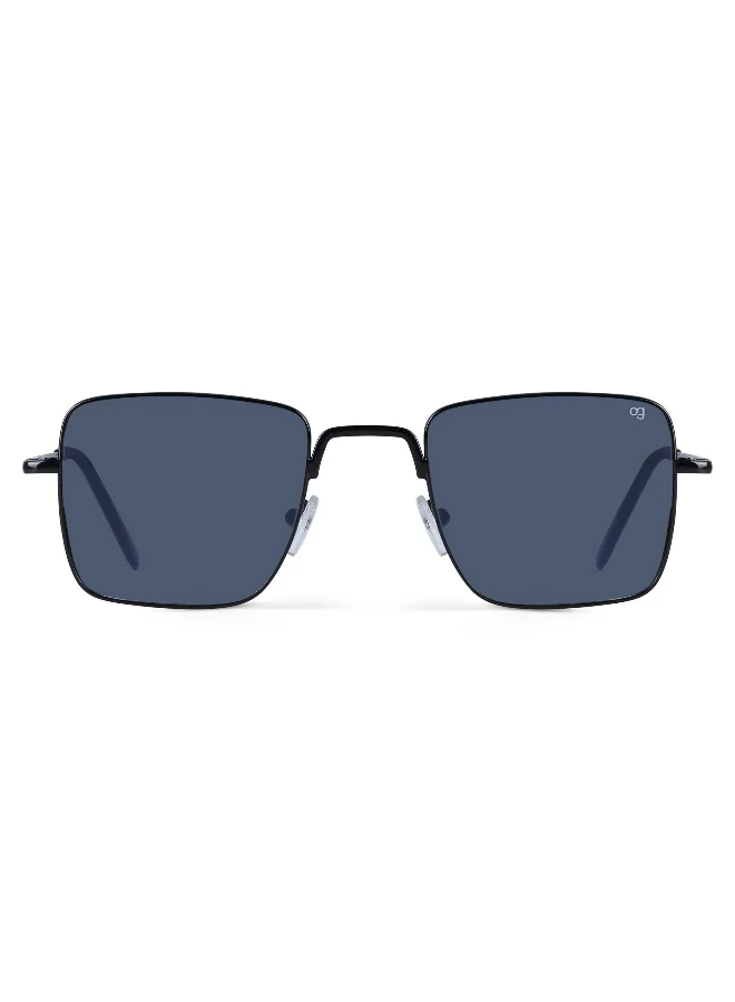 Woggles UV- Protected Black Square Sunglasses