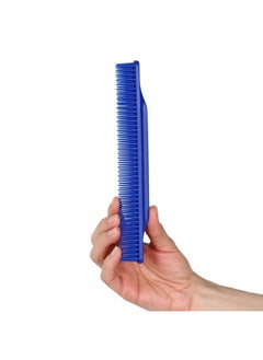 Allegro Combs 3-Row Detangling Comb, Wide Tooth Curl Defining Brush, Perfect for Curly Hair Stylists, Made in USA, Royal Blue, 1 Piece (#70)  - Image 1