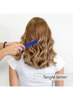 Allegro Combs 3-Row Detangling Comb, Wide Tooth Curl Defining Brush, Perfect for Curly Hair Stylists, Made in USA, Royal Blue, 1 Piece (#70)  - Image 3