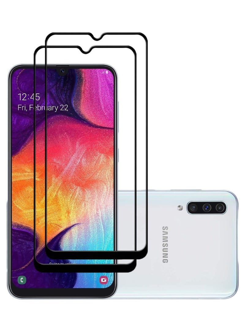 أكاليكس قطعتين، حماية شاشة، لهاتف سامسونج جالاكسي A50، جودة ممتازة. - Image 1