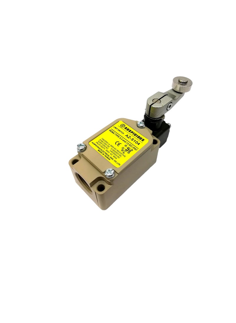 Auspicious Limit Switch Roller Lever 10A Snap Action 1NO + 1 NC AZ-5104 - Image 2