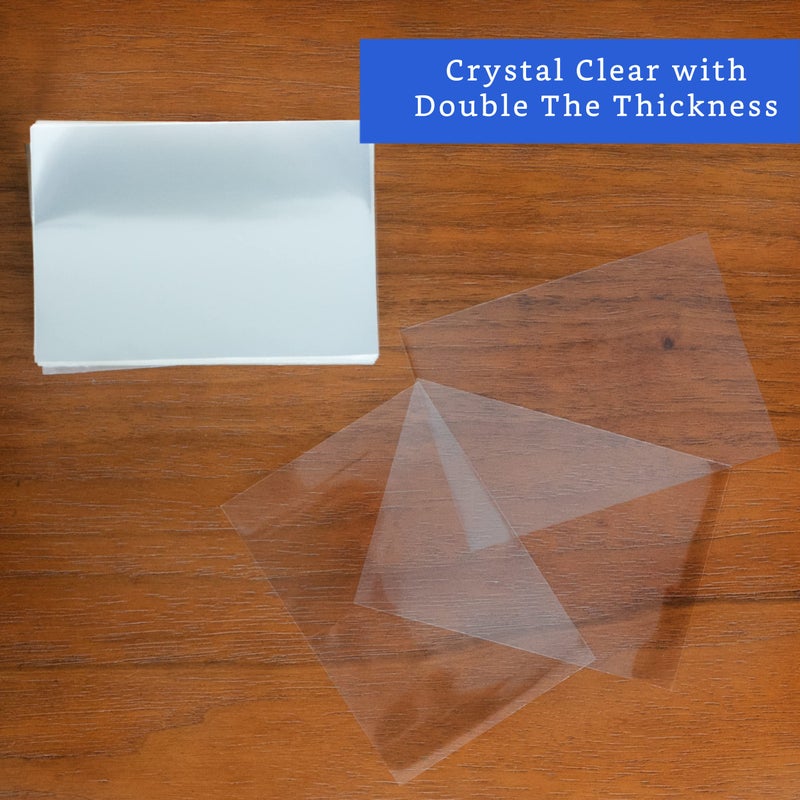 FIESTA WRAPS Clear Candy Wrappers for Caramels (600 Pcs, 2.5 x 3.5 inches) - Natural Clear Cellophane Candy Wrapper - Caramel Wrappers - Candy Wrapping Paper for Caramels, Chocolate, Nougat and Lollipops - Image 3