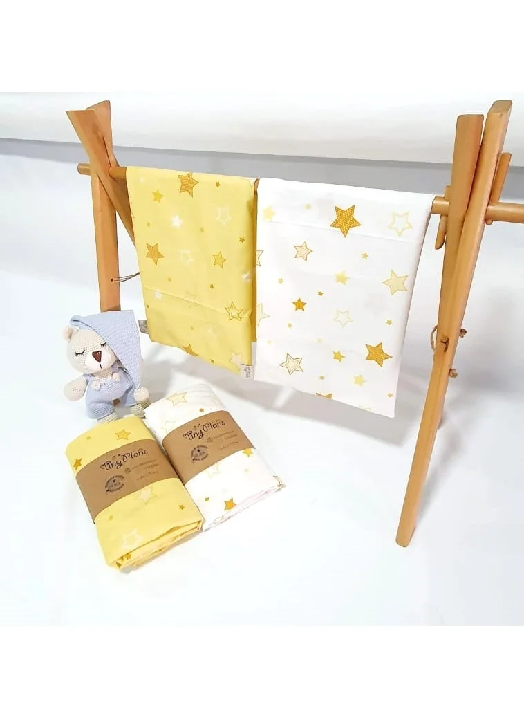 Tiny Plans Double Elastic Baby - Child Sheet - Pillowcase Set