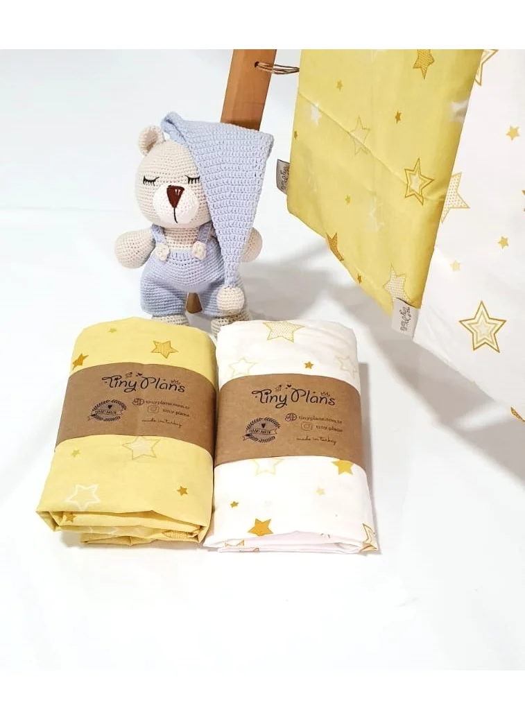 Tiny Plans Double Elastic Baby - Child Sheet - Pillowcase Set