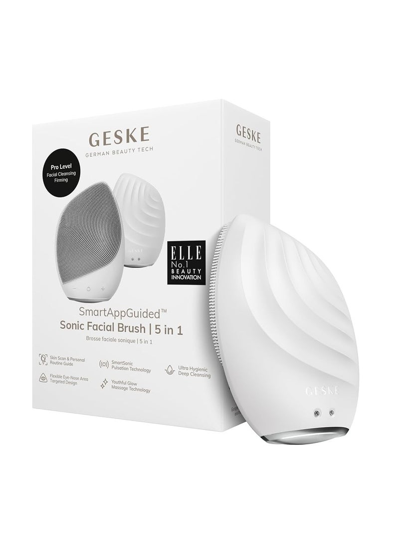 Geske Sonic Facial Brush 5 in 1 SmartAppGuided Starlight 1unit - Image 4