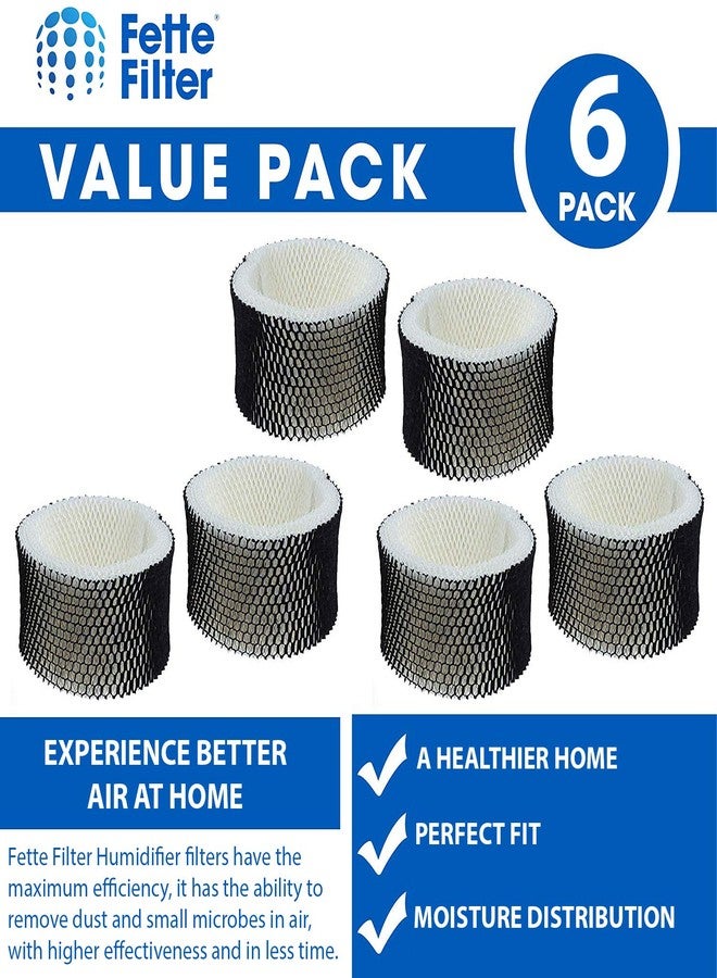 Fette Filter - 6 Pack Humidifier Filter Compatible with Holmes HWF62 & HWF62CS, Filter A. Replaces HWF62 HWF62CS HWF62D SF212 HWF62PDQ-U, Fits Models SCM1100, SCM1701, SCM1702, SCM1762. - Image 2