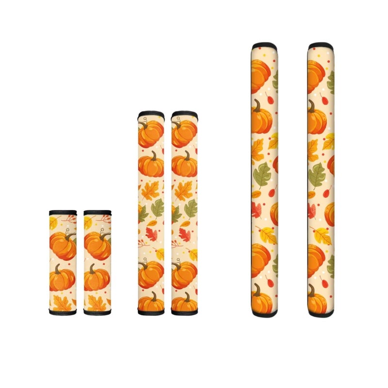 Mintulipy Pumpkins Printed Refrigerator Door Handle Covers Keep Appliance Clean for Fridge Microwave Stove Dishwasher Set of 6 - Image 2