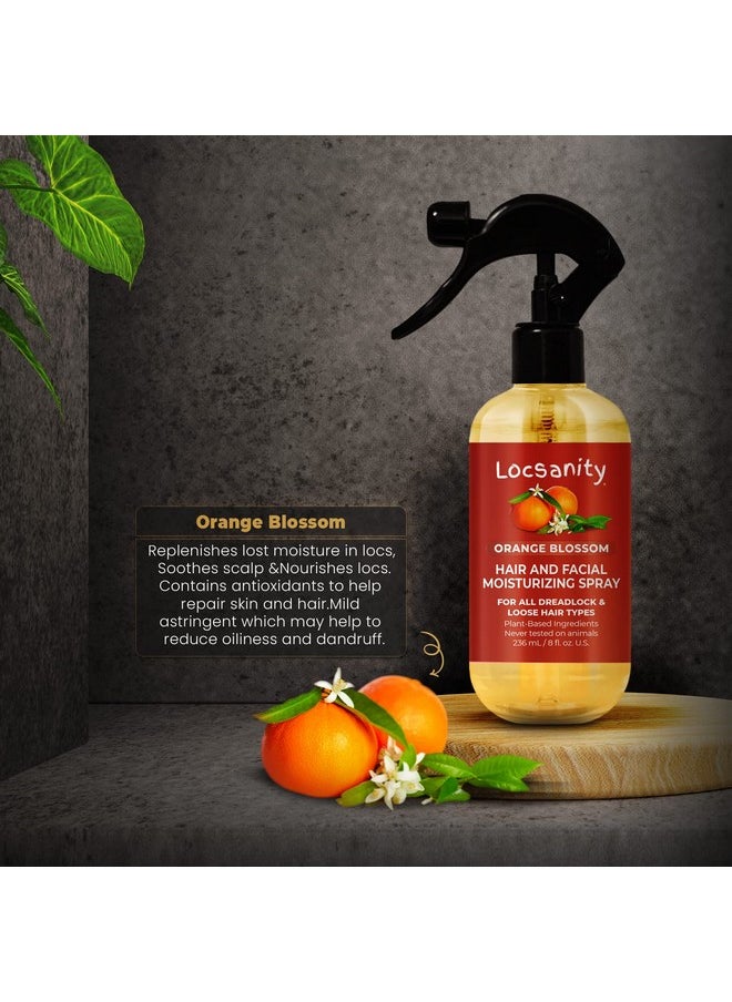 Locsanity Pure Orange Blossom Hair And Facial Daily Moisturizing And Refreshing Spray Dreadlock Sisterlocks Microlocks Locs Fine Mist (8Oz)  - Image 4