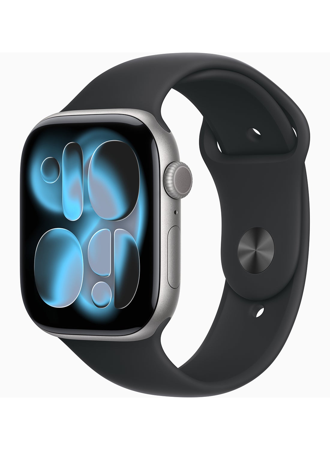 Apple Watch Series 11 GPS + Cellular 46mm (Middle East Version) Space Grey Aluminium Case With Black Sport Band SG Case - M/L