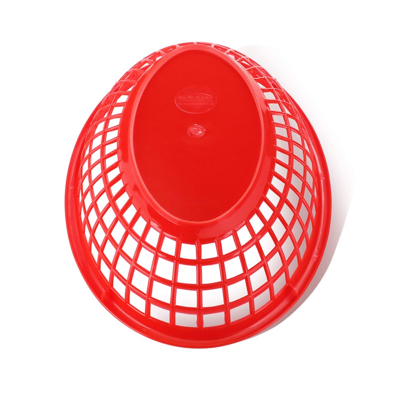 New Star Foodservice 44171 Fast Food Baskets, 9 1/4-Inch x 6-Inch Oval, Set of 36, Red - Image 3