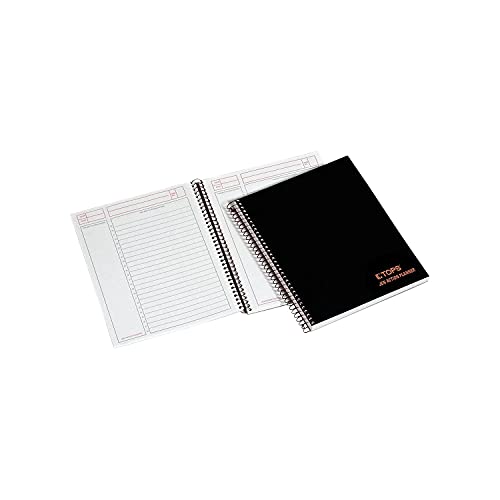 TOPS Products Journal Notetaking Planner, Wirebound, Ruled, 8-1/2"x6-3/4", Black (TOP63827) , White - Image 4