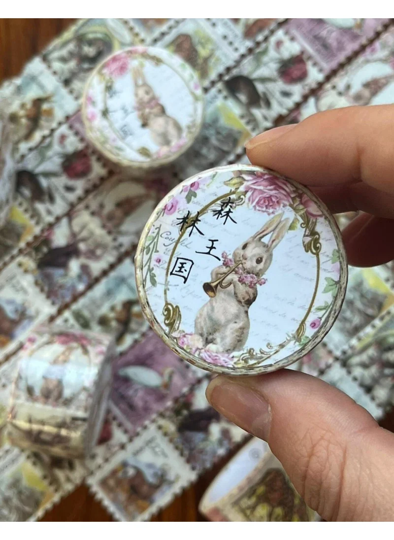 Kağıt Gemi Dükkan Paper Ship Shop Perfume Patterned Single Sticker Stamp Washi Tape / Sticker / Decal / Bullet Journal / Notebook Decoration