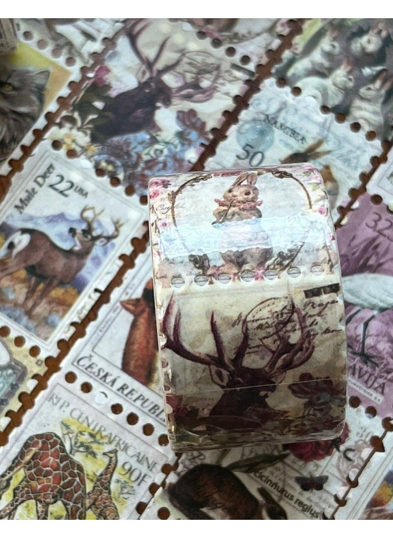 Kağıt Gemi Dükkan Paper Ship Shop Perfume Patterned Single Sticker Stamp Washi Tape / Sticker / Decal / Bullet Journal / Notebook Decoration  - Image 5