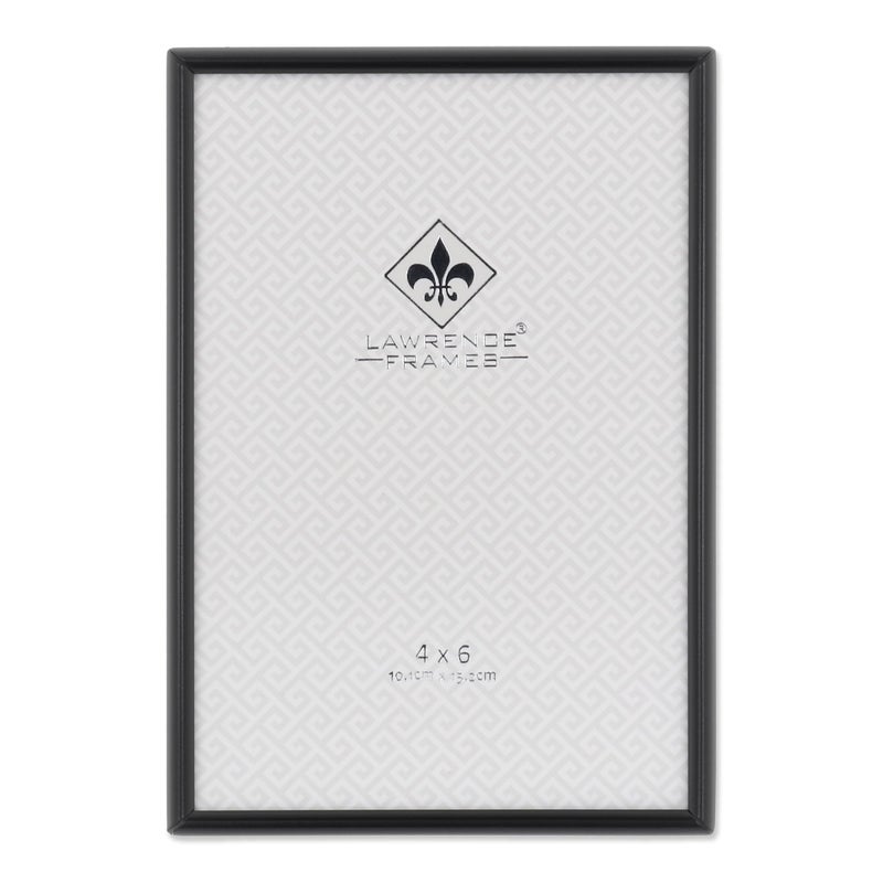 Lawrence Frames 660046 4x6 Simply Black Picture Frame - Image 2