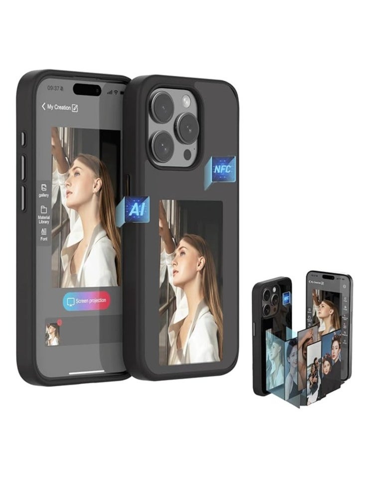 General - iPhone 16ProMax/16Pro/16Plus/16 original e-ink cartridge, Snapframe E-Ink phone case, NFC smart transfer photos, customize your phone at any time - Image 1