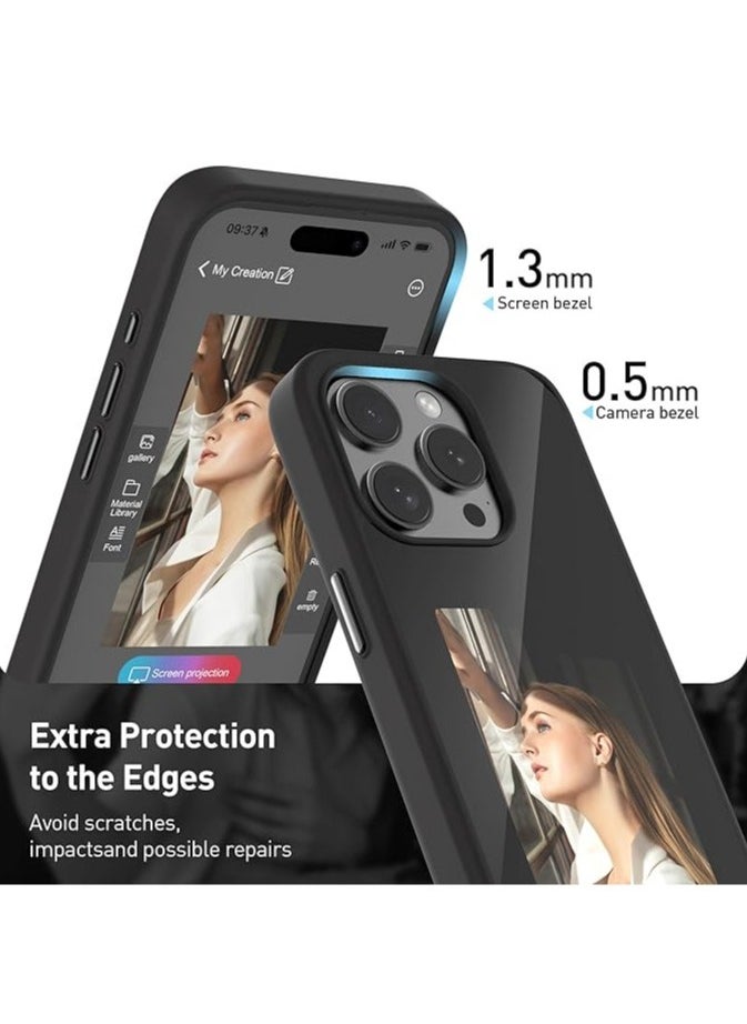 General - iPhone 16ProMax/16Pro/16Plus/16 original e-ink cartridge, Snapframe E-Ink phone case, NFC smart transfer photos, customize your phone at any time - Image 1