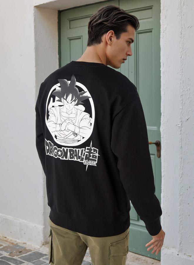 SP Characters Dragon Ball Z Print Sweatshirt - Image 1