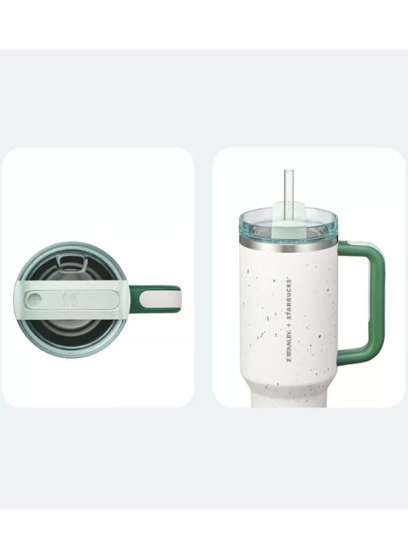 Stanley Stanley Cup Quencher X Starbucks H2.0 Green Pebble made of stainless steel 40 oz  - Image 4