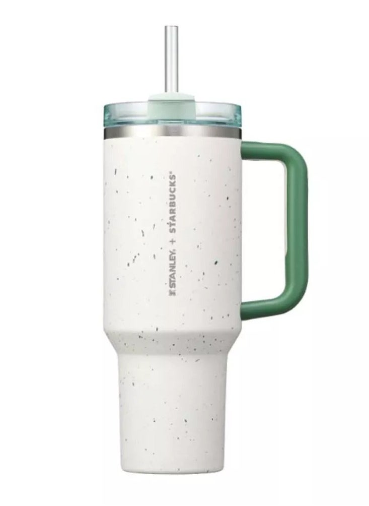 Stanley Stanley Cup Quencher X Starbucks H2.0 Green Pebble made of stainless steel 40 oz  - Image 1