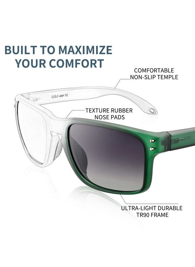 FEISEDY - Polarized Sports Sunglasses for Men Women, Classic Fishing Driving Cycling Goggles, UV400 Protection B2234 - Image 1