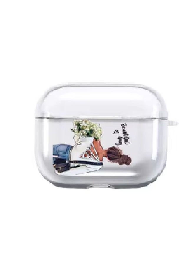 Generic - " Transparent Headphones Case – Stylish, easy-to-access protection for your favorite headphones-Airpods pro" - Image 1