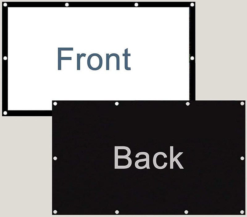 Vilro 84" Inch Projector Screen (Foldable) 6 x 4 Feet 4:3 Ratio 3D UHD Supported Projector Screen Vil-1(Width 184 cm x 124 cm Height) - Image 1