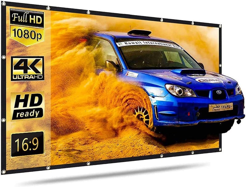 Vilro 84" Inch Projector Screen (Foldable) 6 x 4 Feet 4:3 Ratio 3D UHD Supported Projector Screen Vil-1(Width 184 cm x 124 cm Height) - Image 3