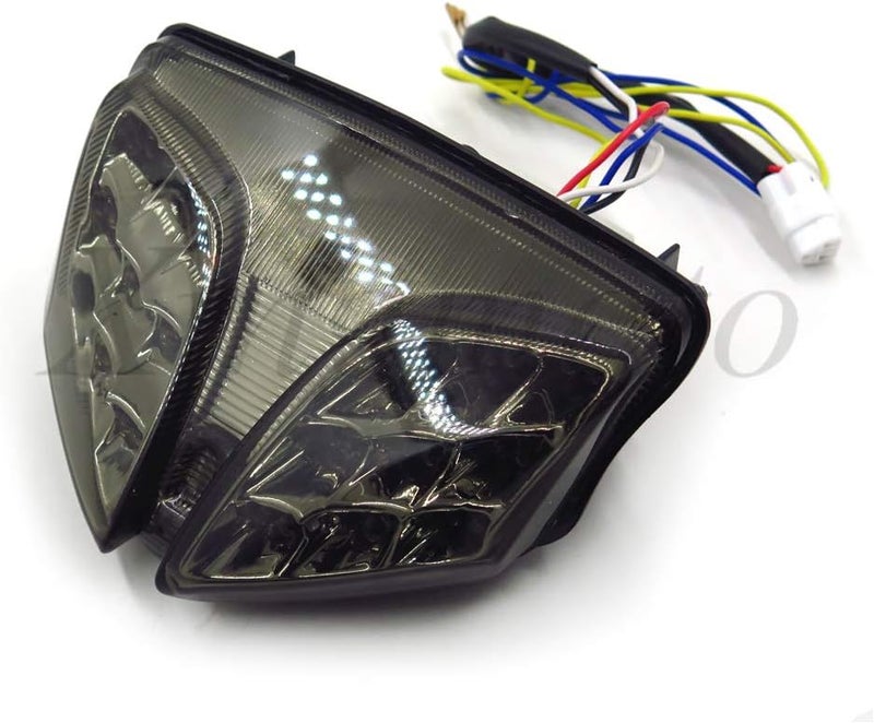 HASkulle Motorcycle Smoke LED Tail Light with Integrated Turn Signals for Suzuki GSXR 600 750 1000 (2008-2013) - Image 5