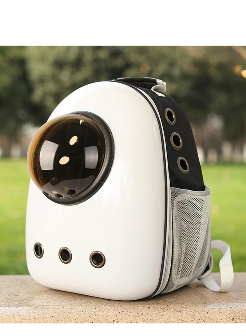 Vparty Pet Space Capsule Backpack, Small Medium Cat Puppy Dog Carrier, Breathable Heat Proof, Pet Carrier for Travel Hiking Walking Camping, Airline Approved Cat Bubble Backpack  - Image 1