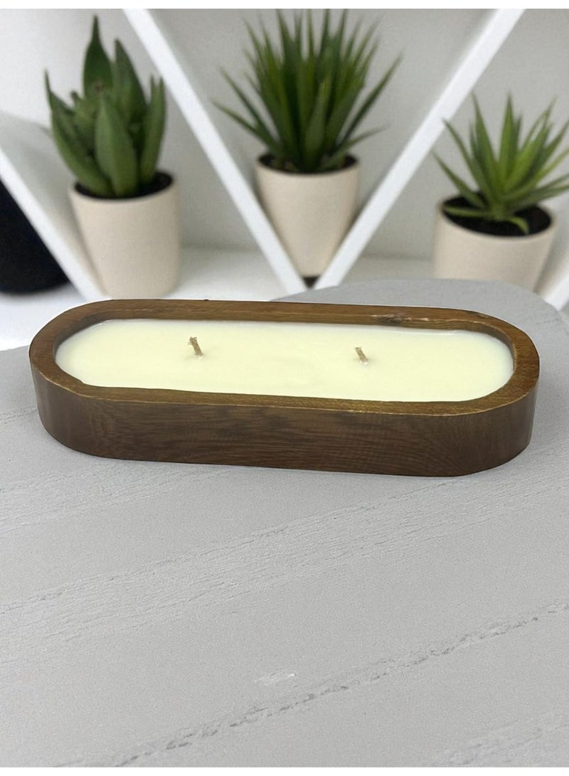 ANUM BY MUNA Luxury Scented Candle " Elegance Wood " Aged Vanilla - Image 4