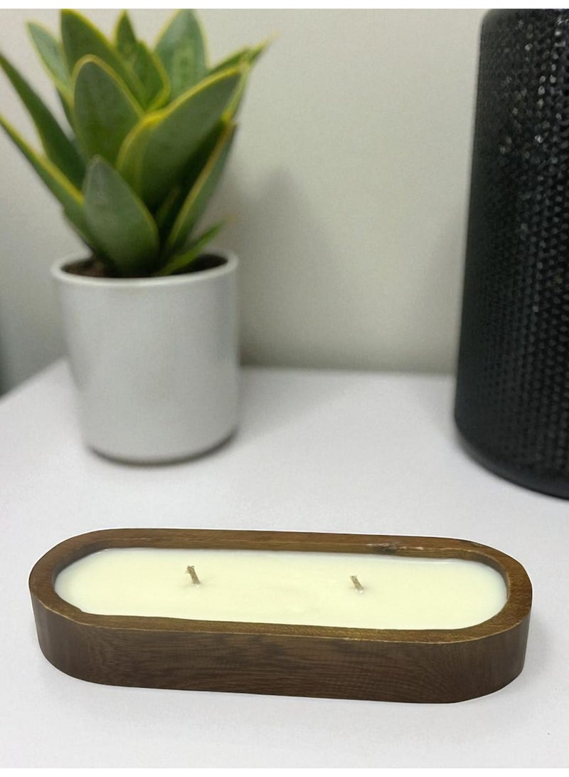 ANUM BY MUNA Luxury Scented Candle " Elegance Wood " Aged Vanilla - Image 5