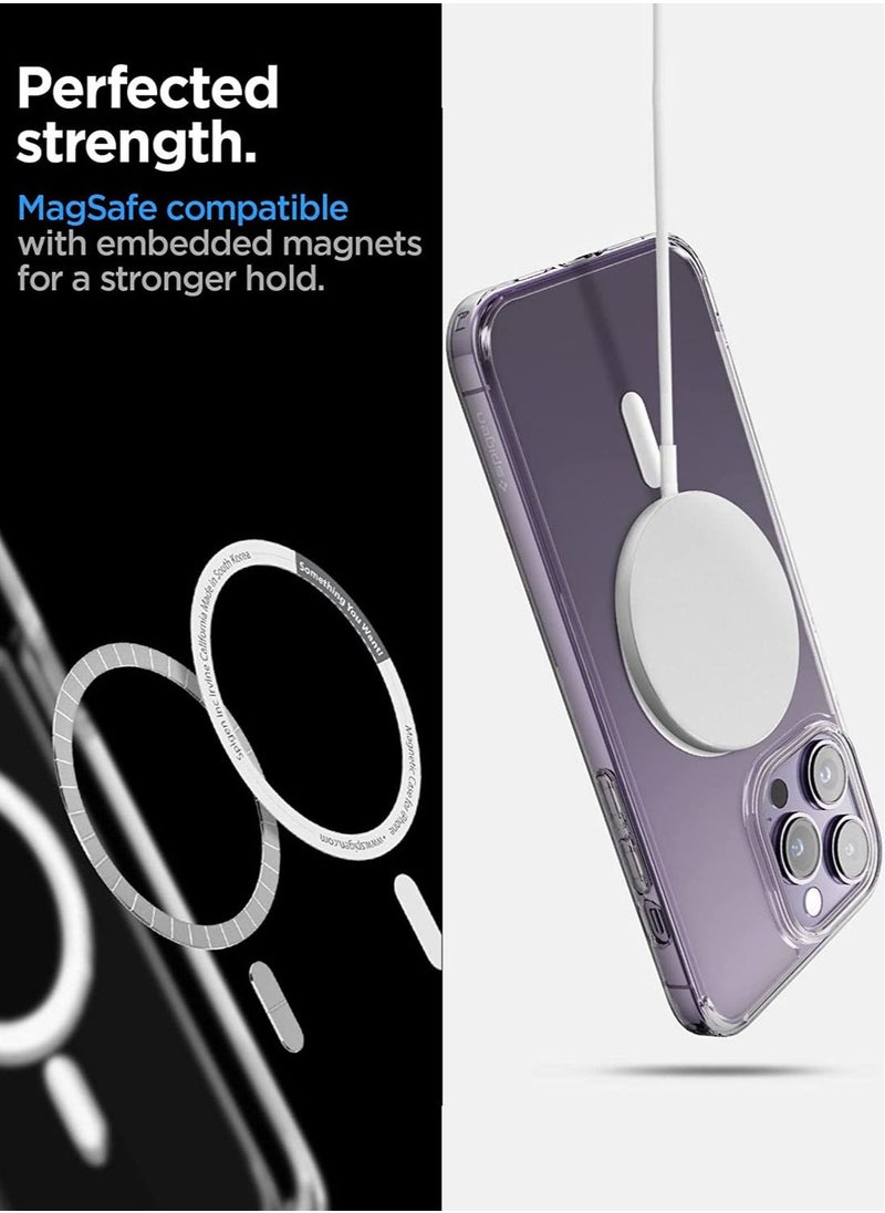 Spigen Air Skin Hybrid (MagFit) iPhone 14 Pro MAX Case Cover MagSafe Compatible - White  - Image 2