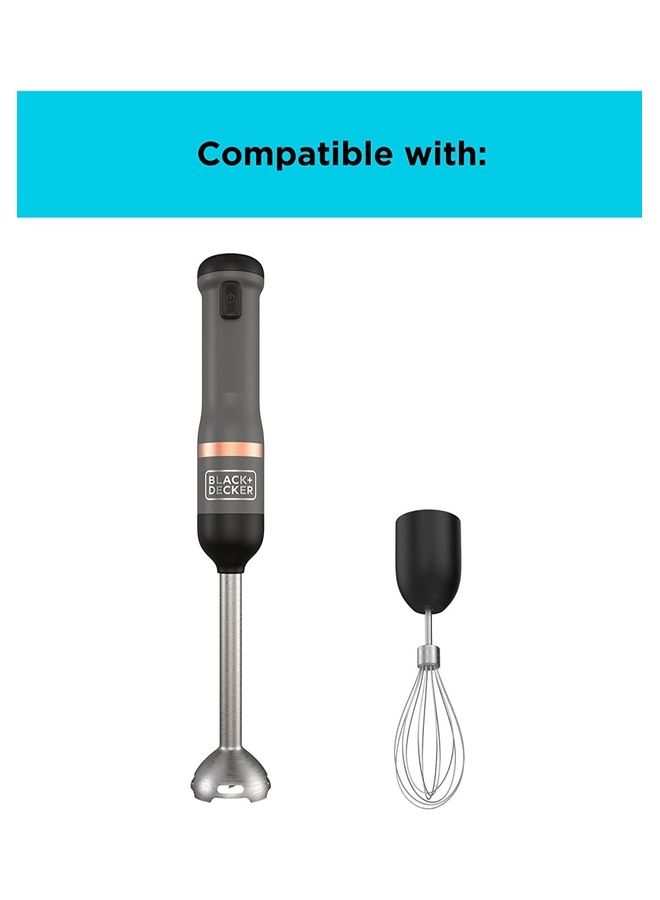 BLACK+DECKER Kitchen Wand Includes 7.2V Power Unit Blender Measuring Cup Charging Base With Magnetic Charger And Whisk BCKM1012KB-GB Multicolour - Image 3