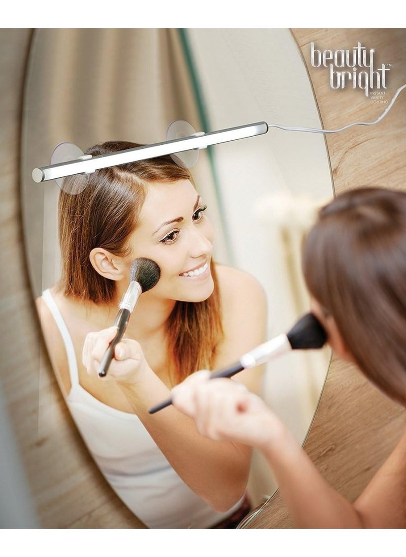 Generic Makeup Light, led Bathroom Vanity Lights Portable Cosmetic Beauty Mirror Front Light Kit with 3-Level Brightness Dimmable  - Image 2