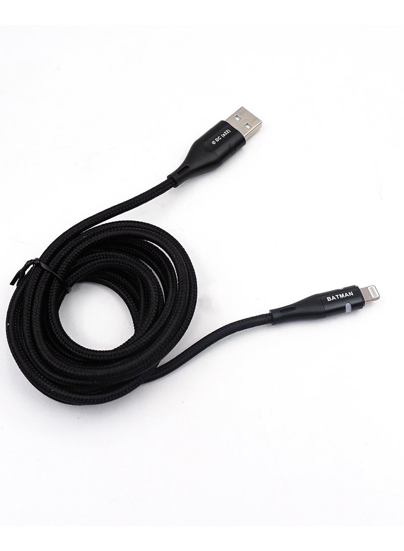 Batman 2 Meter Lightning Quick Charging Cable - Image 2