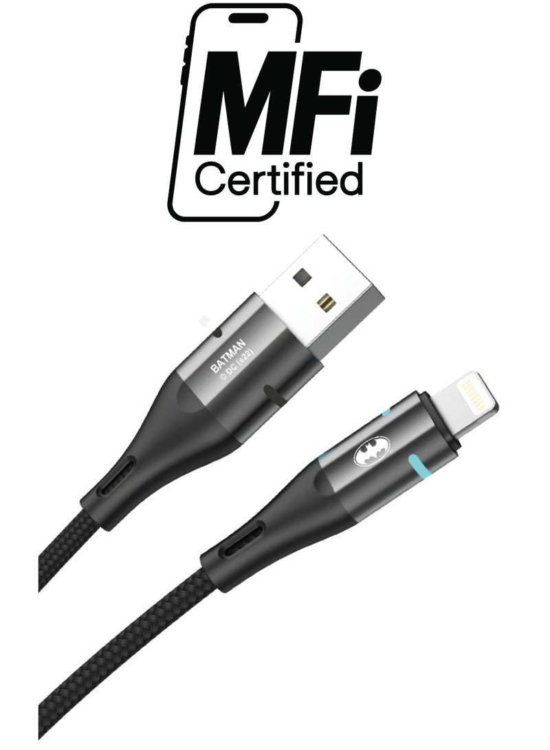 Batman 2 Meter Lightning Quick Charging Cable - Image 1