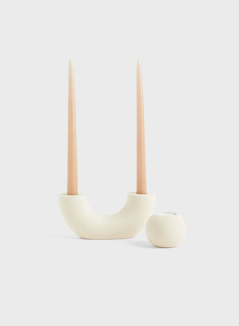 H&M Ceramic Candlestick